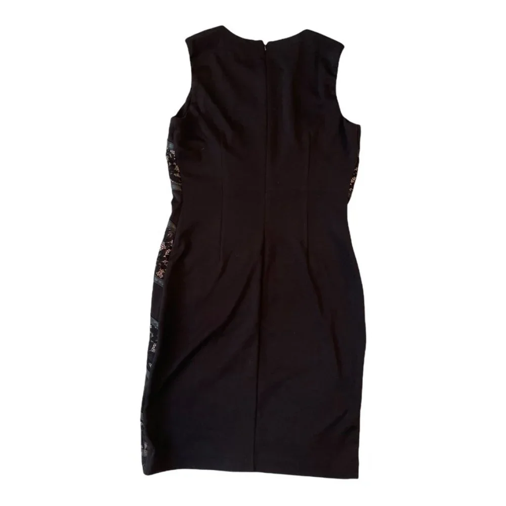 CALVIN KLEIN Mix Media Sheath Cd6p1437 Black/nude - Picture 8 of 14
